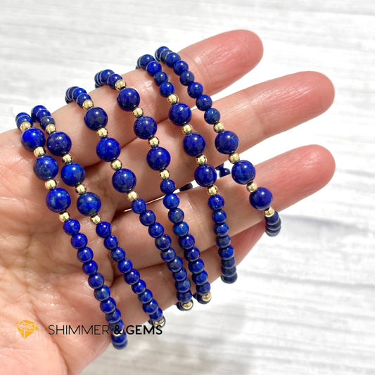 Lapis Lazuli Healing Bracelet (Dainty Series)AAA Grade