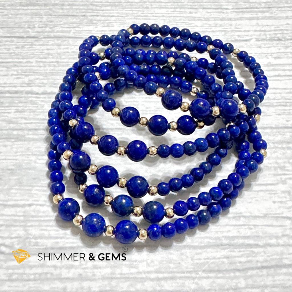 Lapis Lazuli Healing Bracelet (Dainty Series)AAA Grade