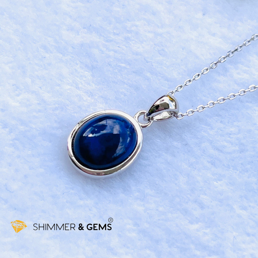 Lapis Lazuli Oval Pendant 8X10Mm Charms & Pendants
