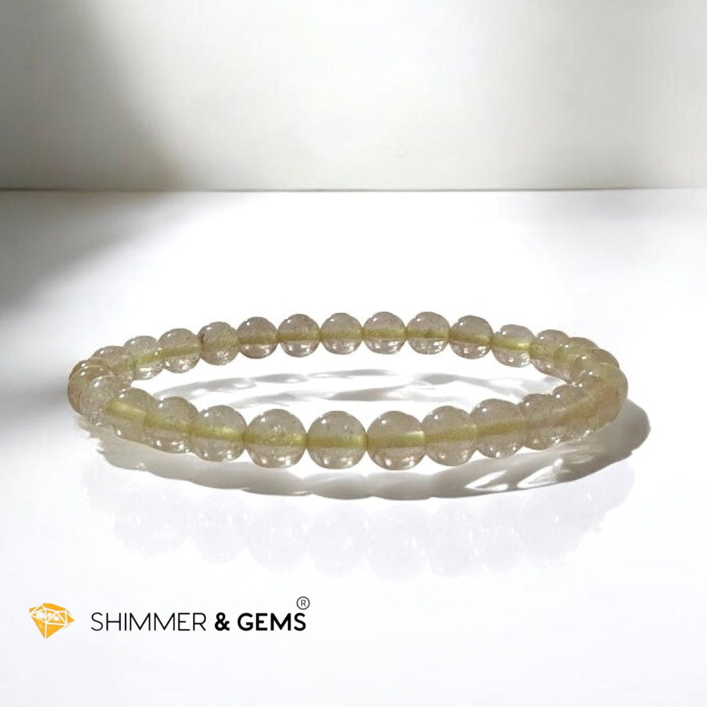 Libyan Desert Glass Bracelet 6mm (Ancient Power • Soul Missions • Galactic Remembrance) Sacred Technology Collection