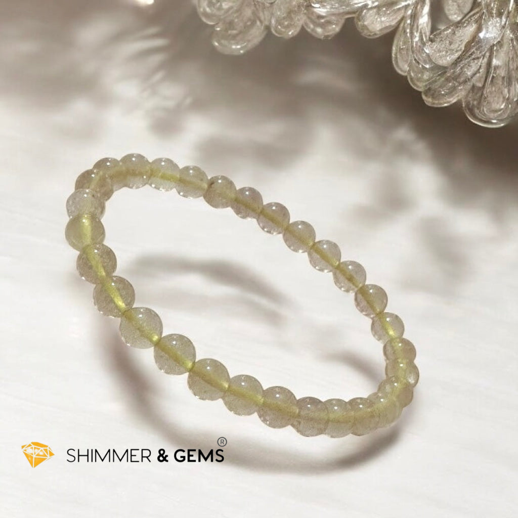 Libyan Desert Glass Bracelet 6mm (Ancient Power • Soul Missions • Galactic Remembrance) Sacred Technology Collection