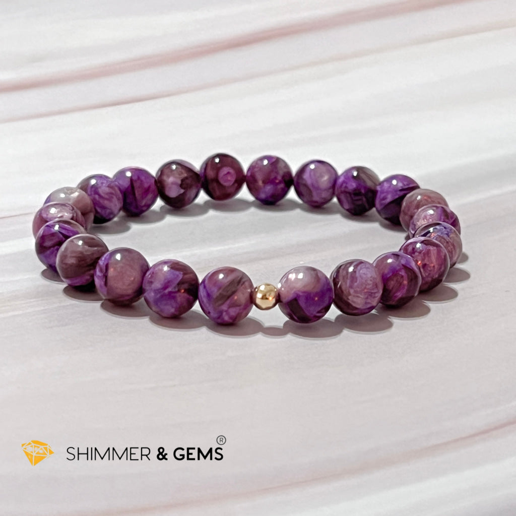 Lithium Mica Lepidolite Bracelet (Aaa Grade)