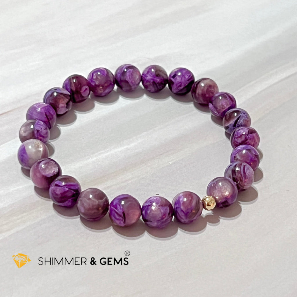 Lithium Mica Lepidolite Bracelet (Aaa Grade)