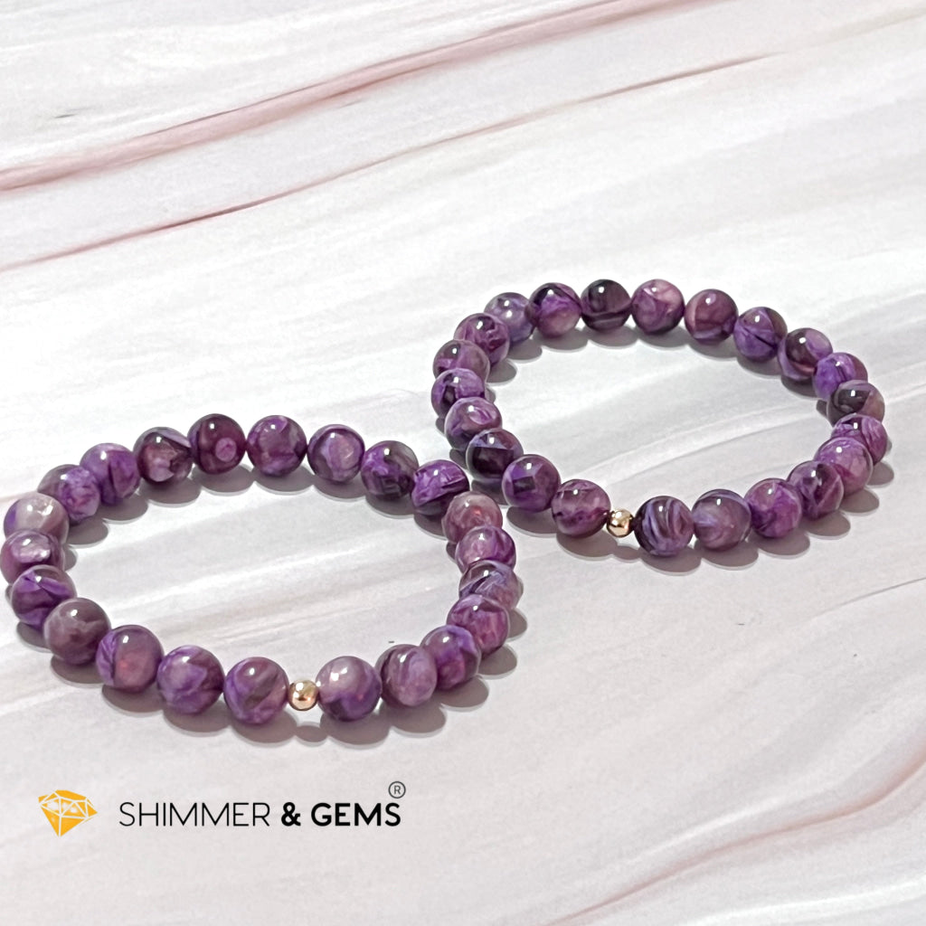 Lithium Mica Lepidolite Bracelet (Aaa Grade)