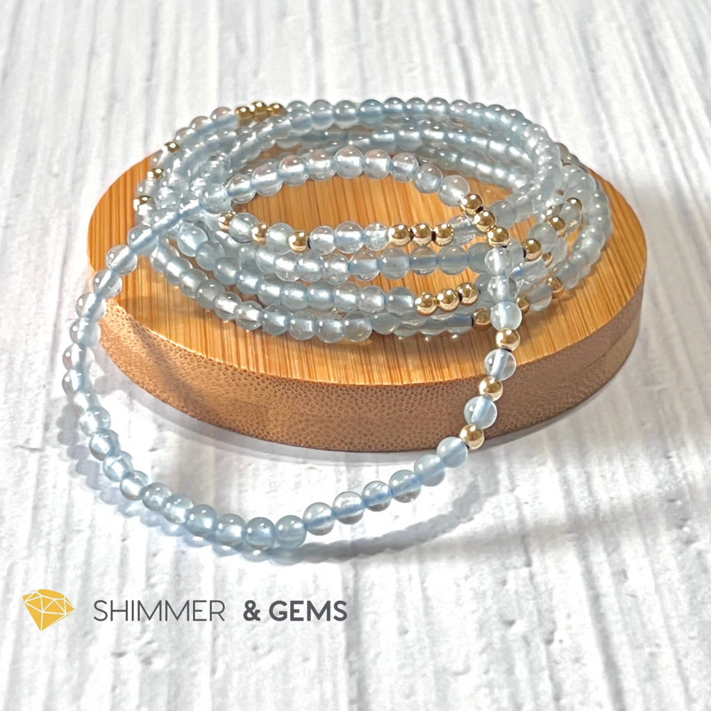 March Birthstone Aquamarine (Birthstone Bracelet)