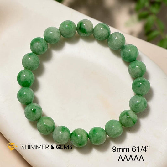 Myanmar Premium Jadeite Bracelet 9mm AAAAA