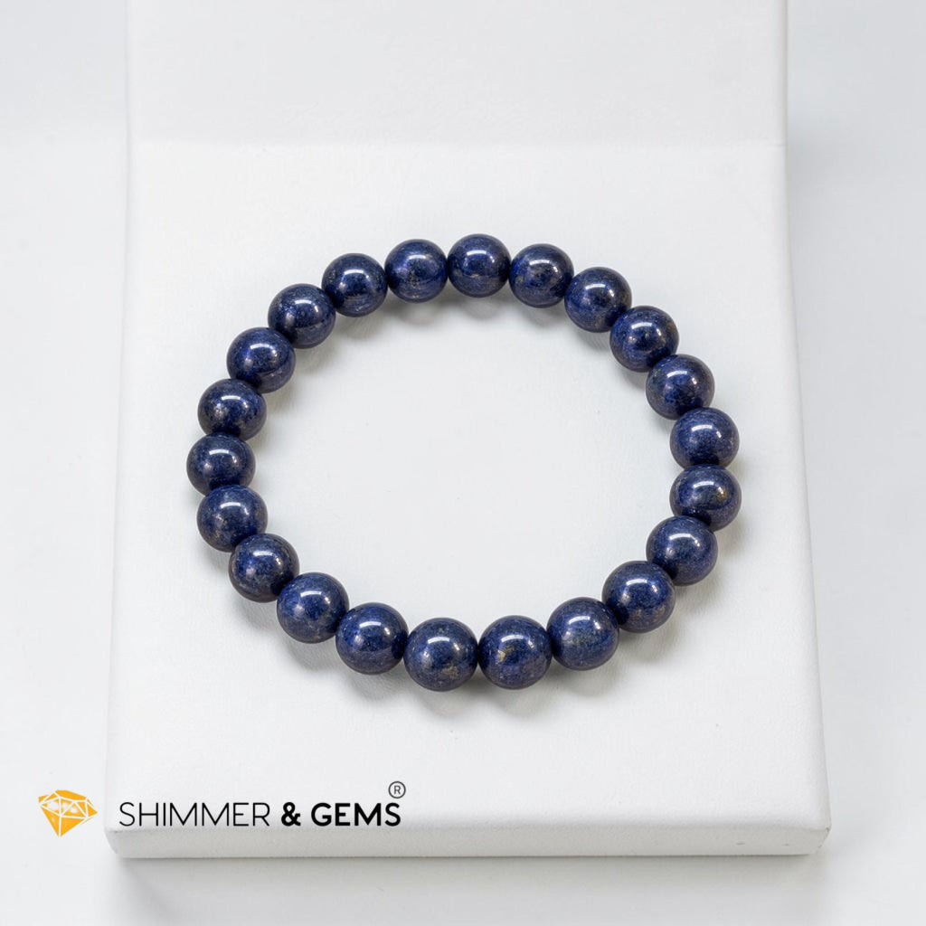 Natural Blue Sapphire 8mm Bracelet (AAAAA Grade) Instant Wealth & Fame