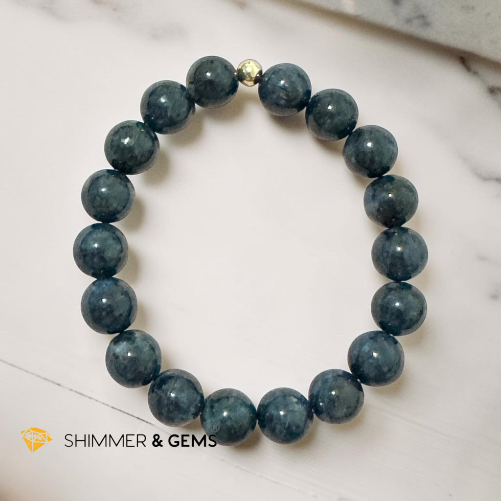 Natural Blue Sugilite 10mm Bracelet (South Africa) Top Grade & Rare (Cancer Prevention)