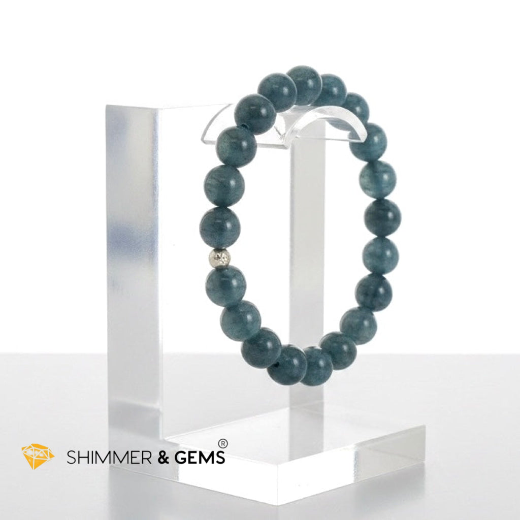 Natural Blue Sugilite 10mm Bracelet (South Africa) Top Grade & Rare (Cancer Prevention)