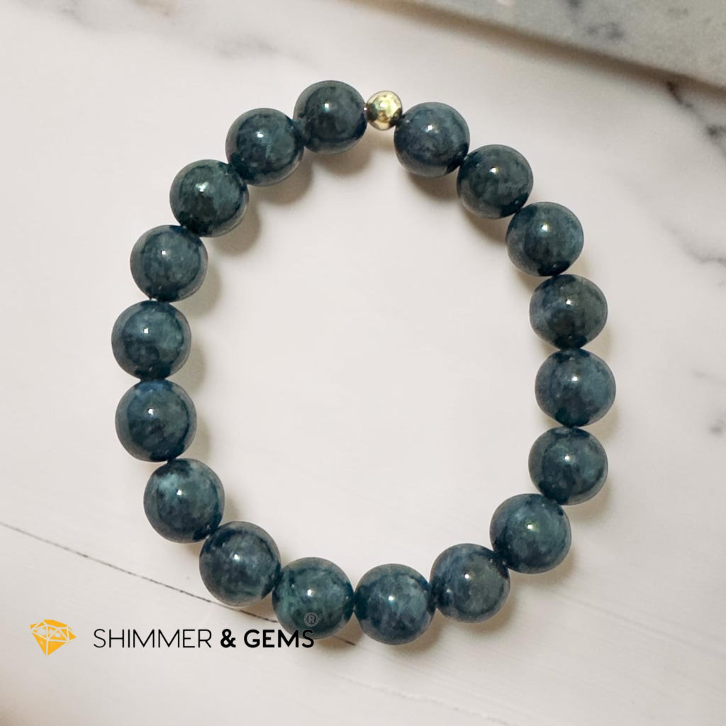 Natural Blue Sugilite 10mm Bracelet (South Africa) Top Grade & Rare (Cancer Prevention)