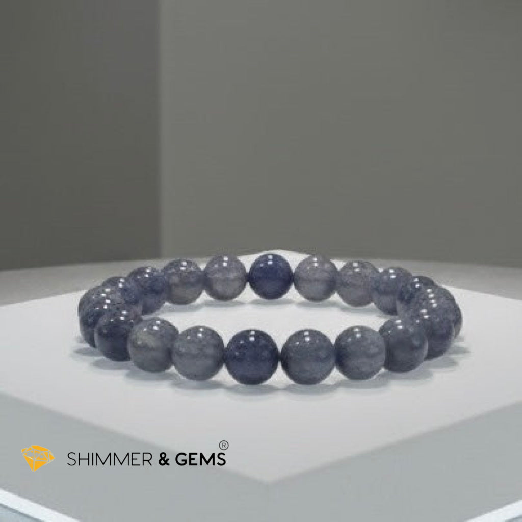 Natural Iolite 10mm Bracelet (Debt Elimination)