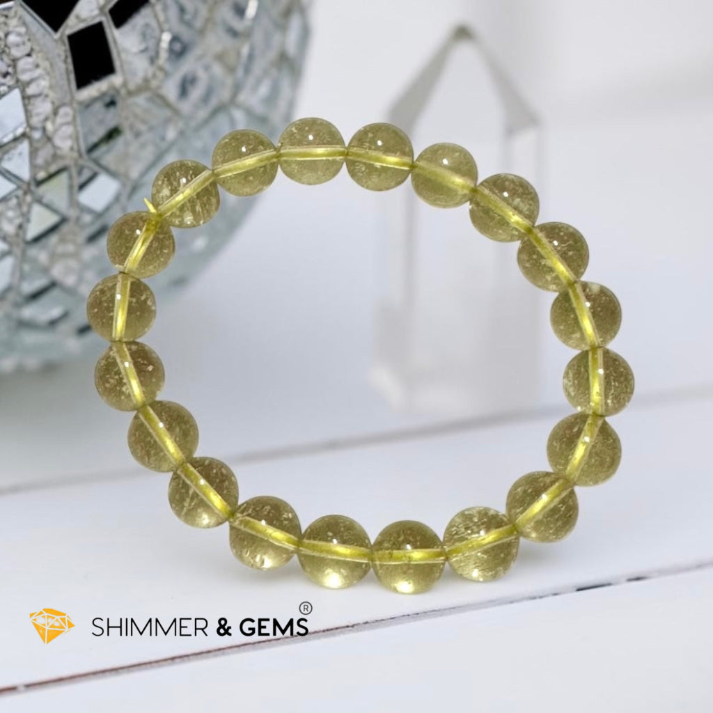 Natural Libyan Desert Glass Bracelet 10mm AAAAA Grade
