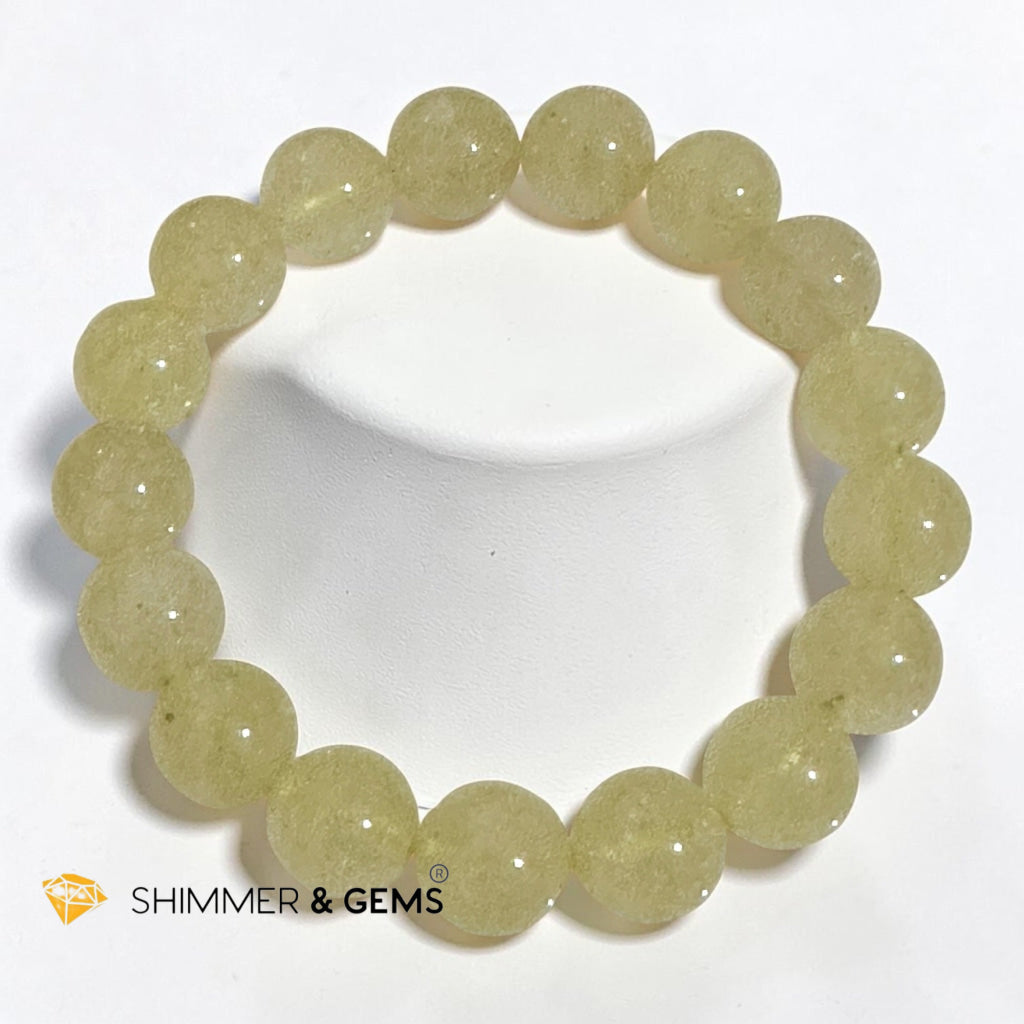 Natural Libyan Desert Glass Bracelet – 12mm