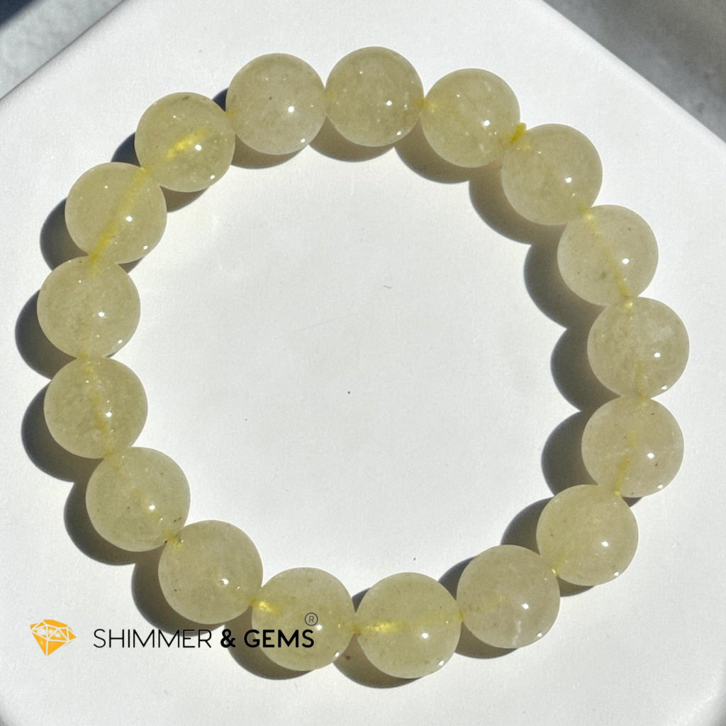 Natural Libyan Desert Glass Bracelet – 12mm