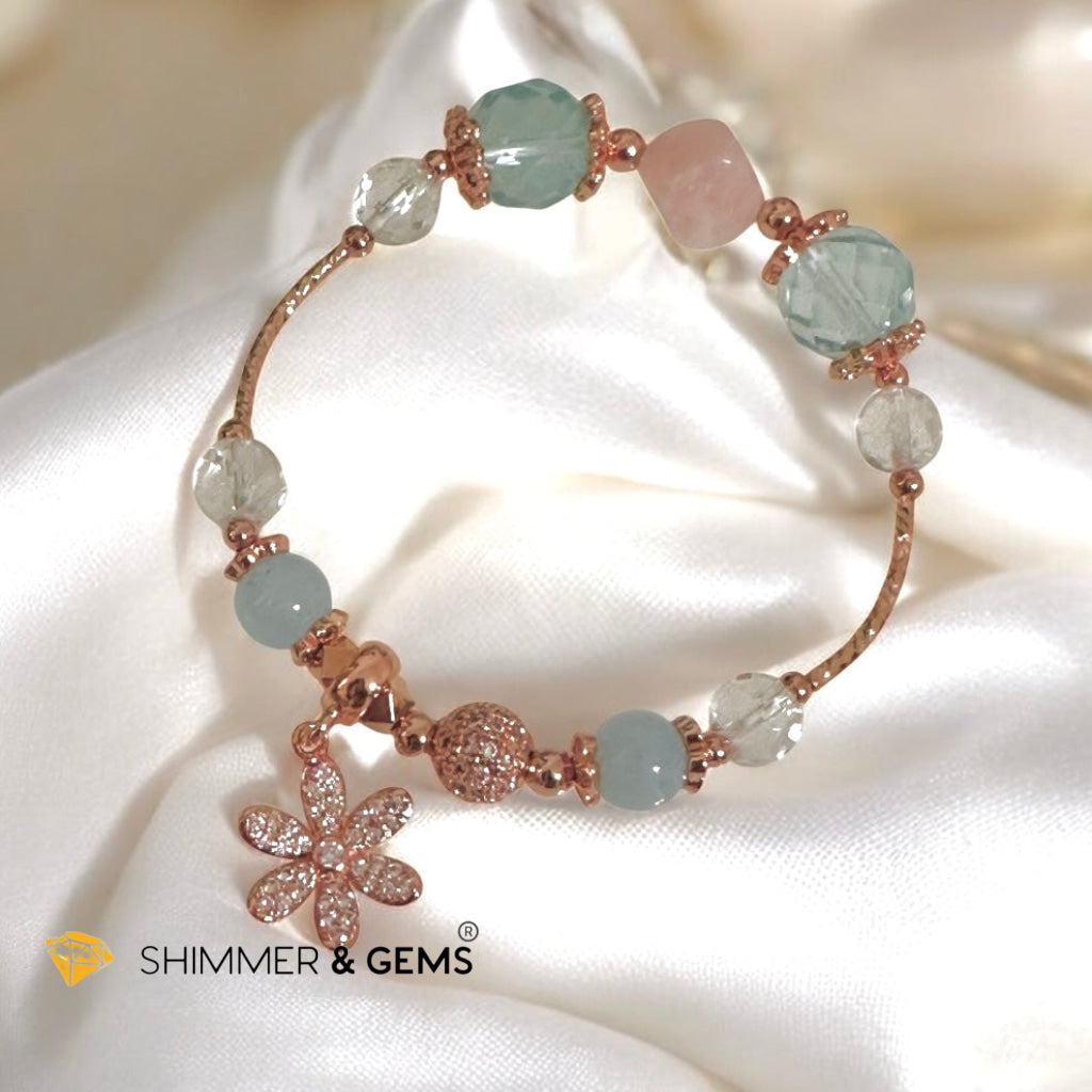 Ocean Bloom Bracelet (Crystalline Tone Series)