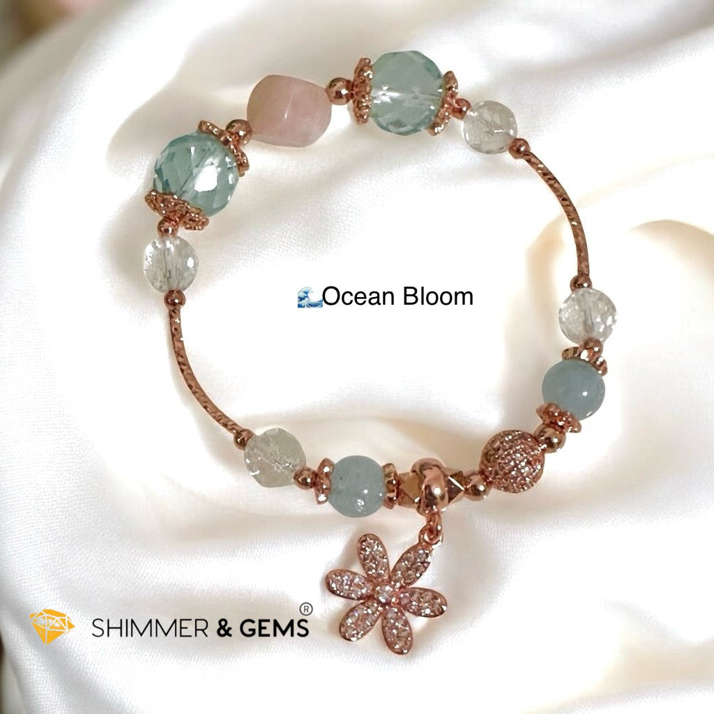 Ocean Bloom Bracelet (Crystalline Tone Series)