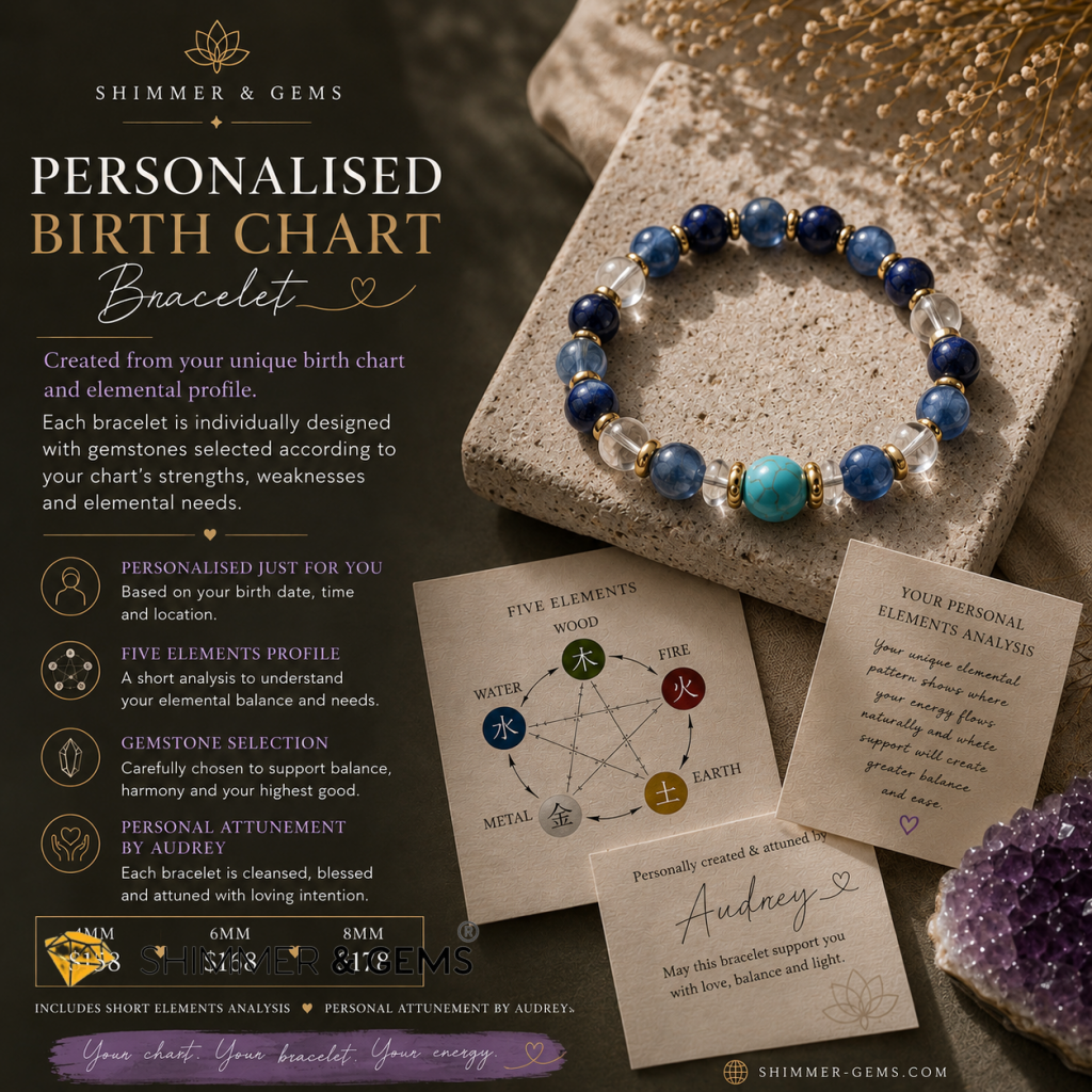 Personalised Birth Chart Bracelet by Audrey