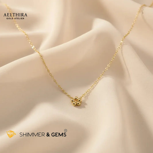 Petit Cluster 14K Gold Filled Necklace (19”) 19” Necklace