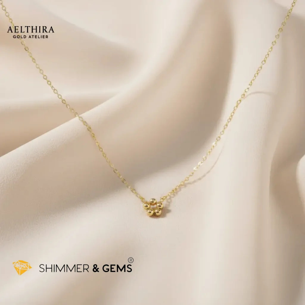 Petit Cluster 14K Gold Filled Necklace (19”) 19” Necklace