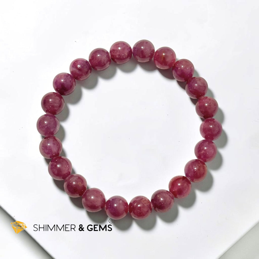 Premium 8mm Ruby AAAAA Grade (Myanmar) (Passion • Success • Prosperity • Vitality)