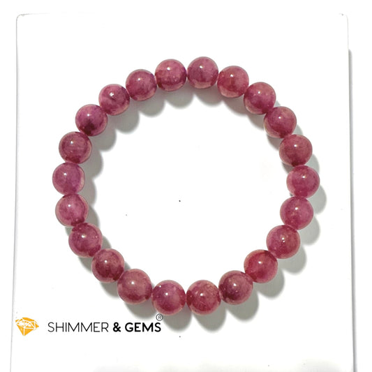 Premium 8mm Ruby AAAAA Grade (Myanmar) (Passion • Success • Prosperity • Vitality)