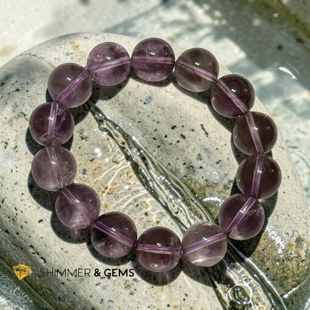 Premium Amethyst Bracelet 14–16mm