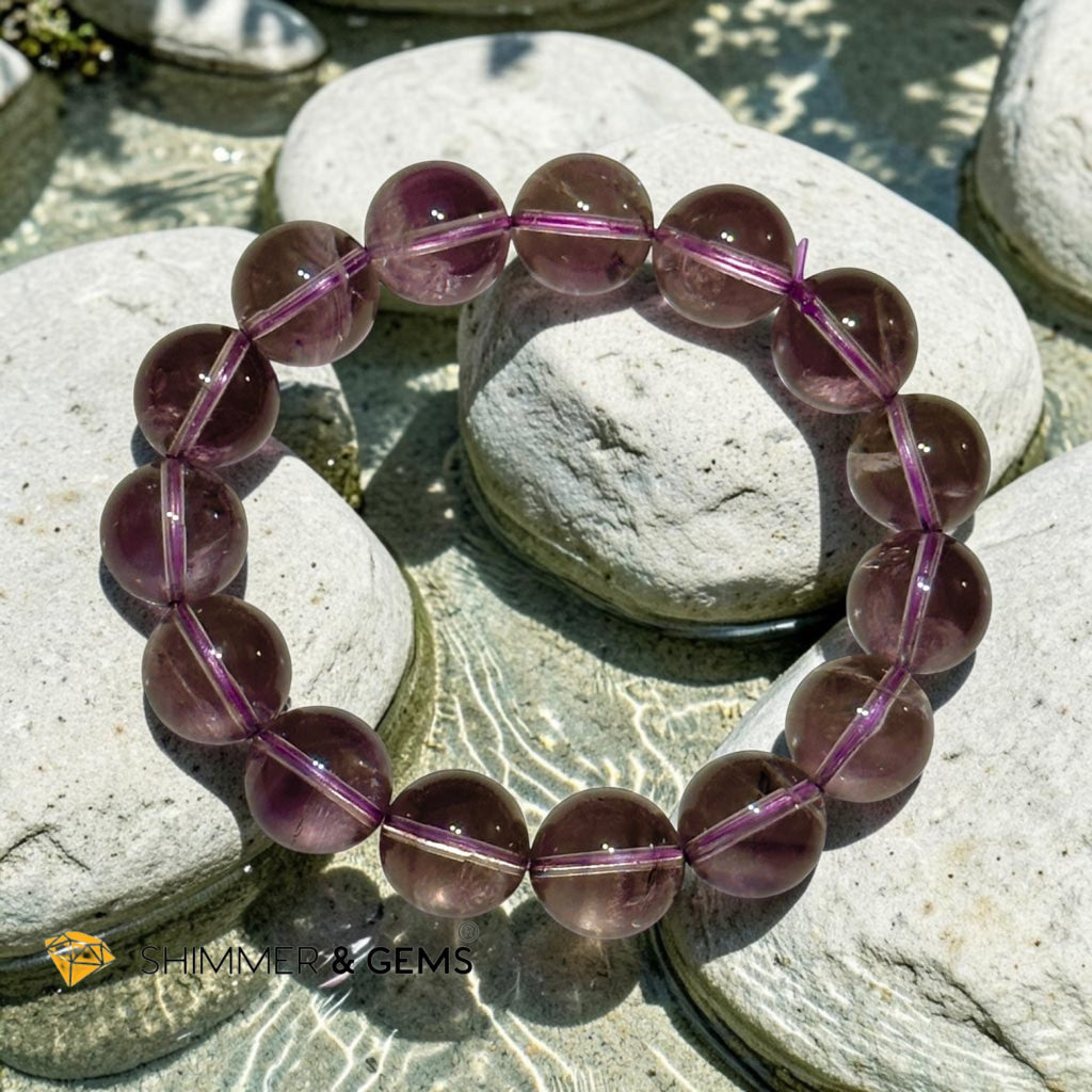 Premium Amethyst Bracelet 14–16mm