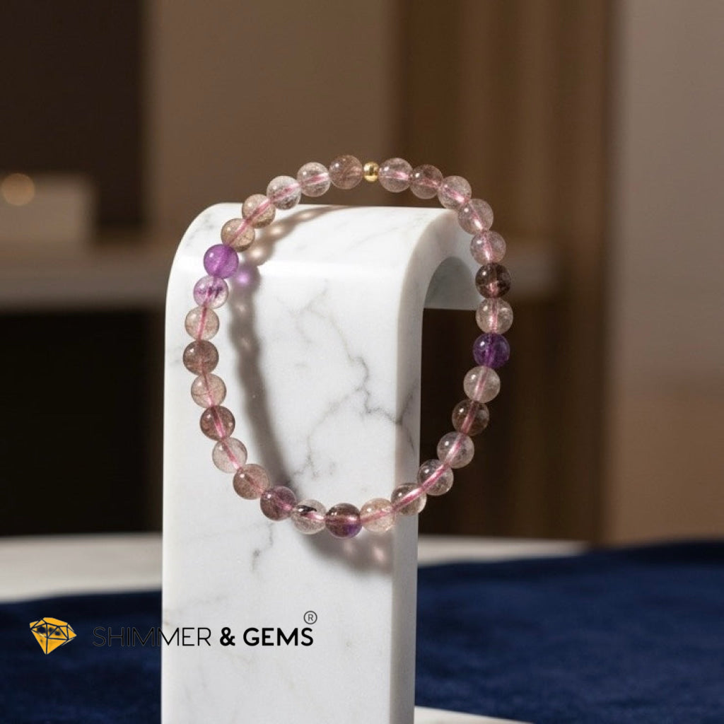 Premium Super 7 Bracelet 6mm (High-Vibration Power Stone)