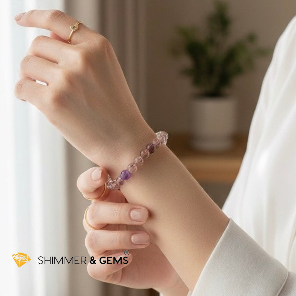 Premium Super 7 Bracelet 6mm (High-Vibration Power Stone)