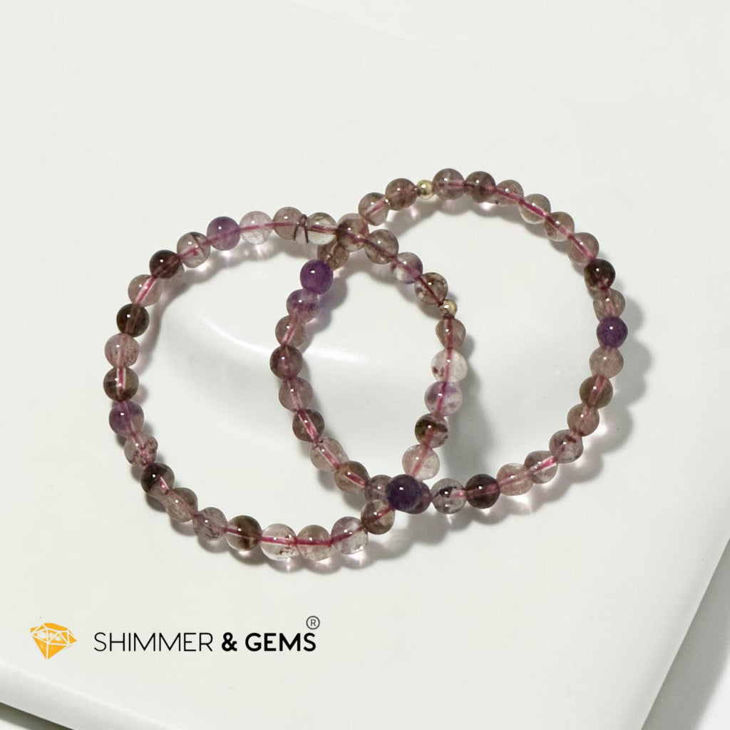 Premium Super 7 Bracelet 6mm (High-Vibration Power Stone)