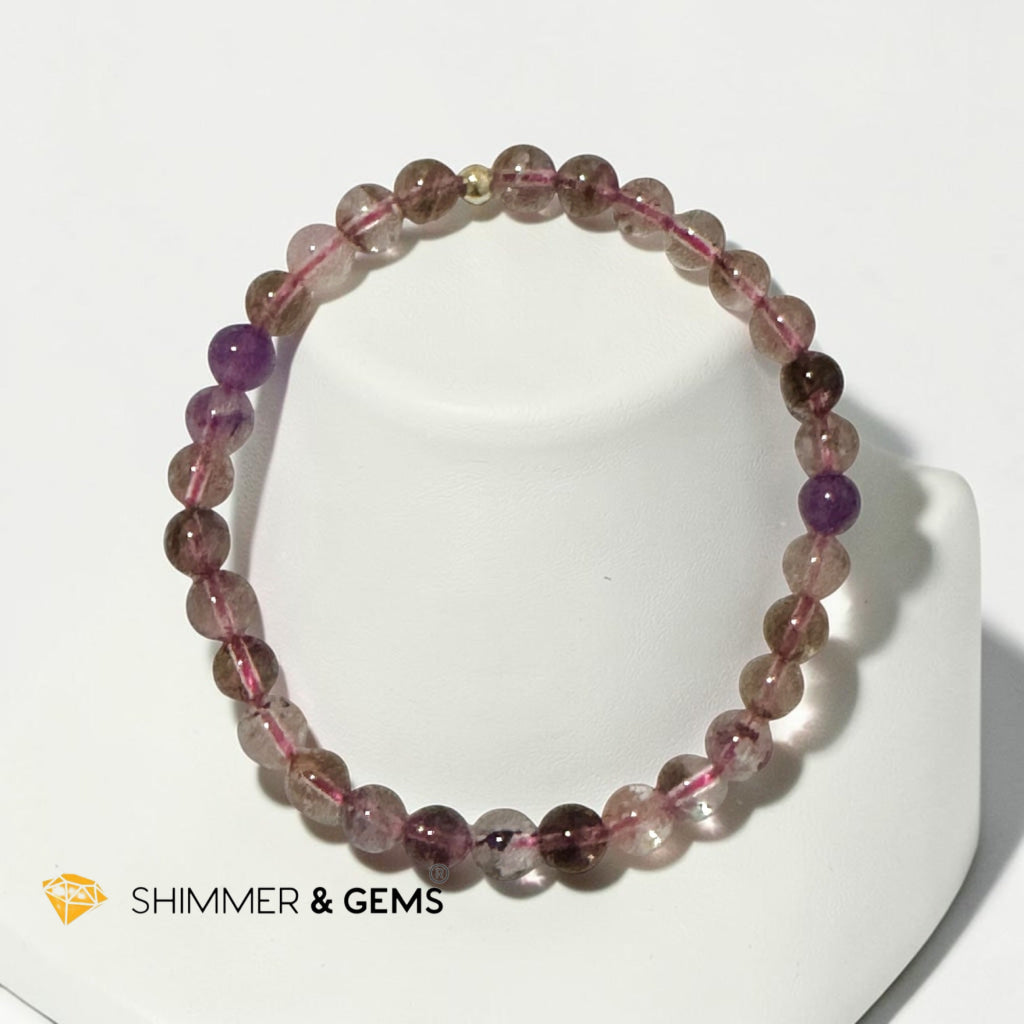 Premium Super 7 Bracelet 6mm (High-Vibration Power Stone)