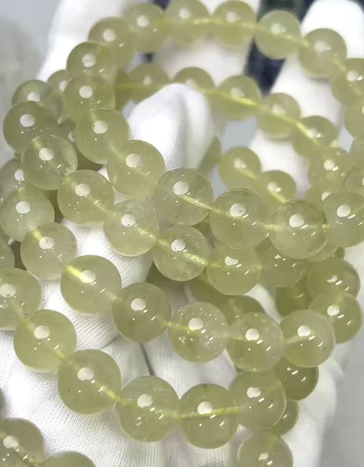 Natural Libyan Desert Glass Bracelet – 12mm