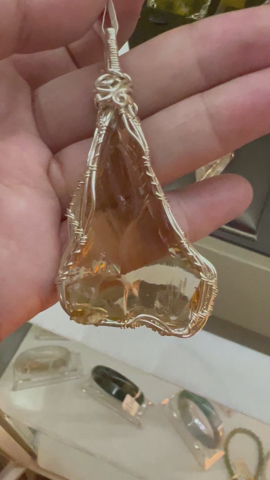 Sekhmet Lemurian Heart Andara Pendant