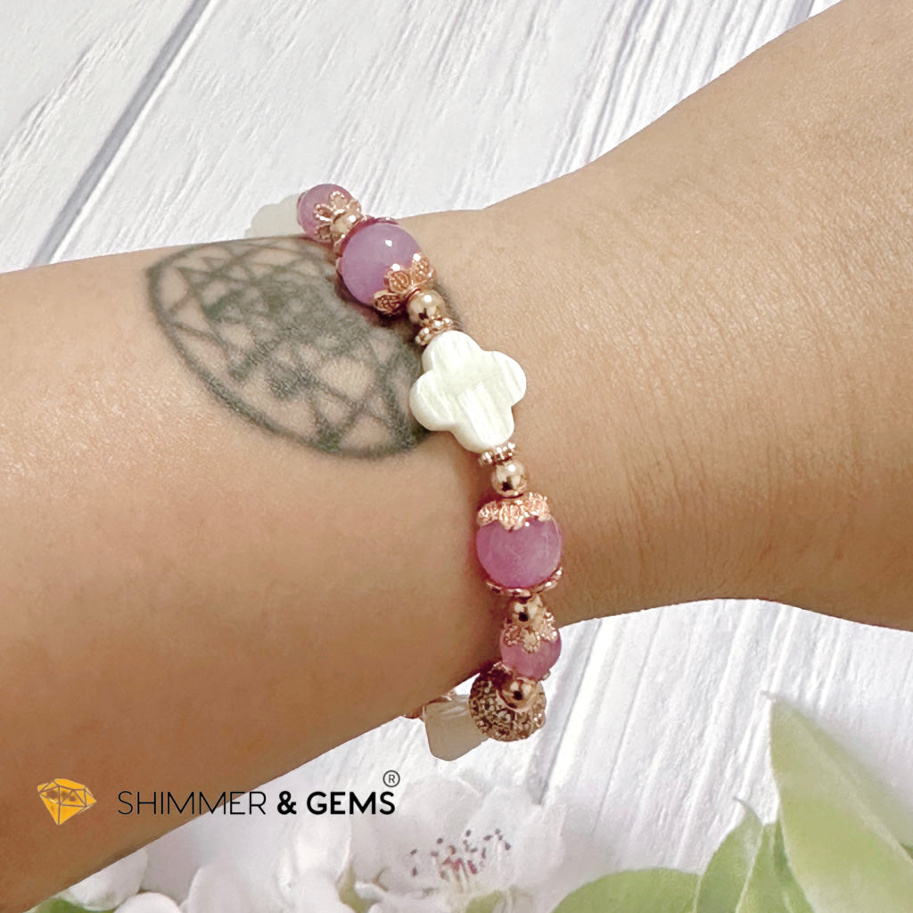 Purple Jade Crystal Fairy Bracelet (Make A Wish!)