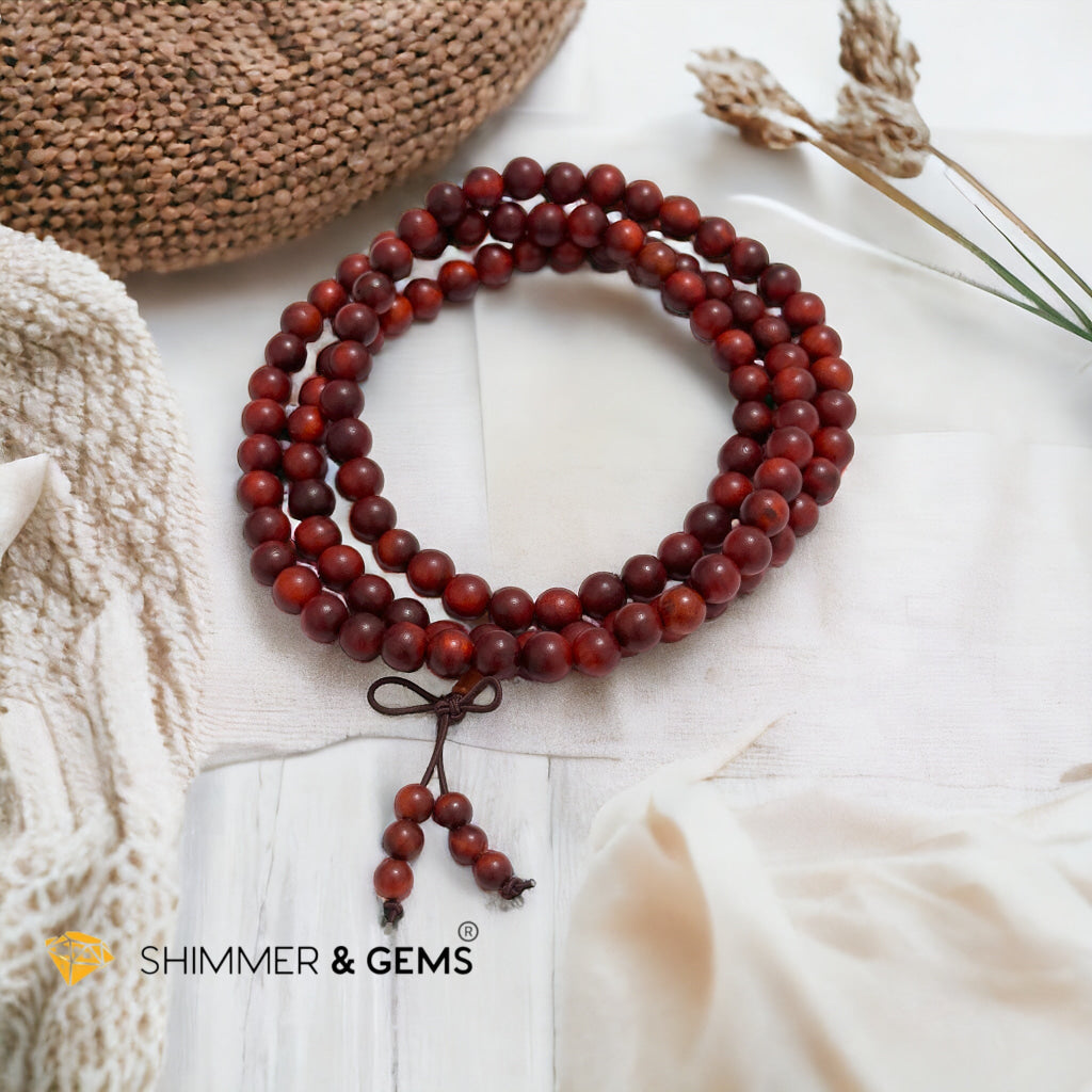 Raja Kayu (Dragon’s Blood) 108 Mala Prayer Meditation Beads (Malaysia)