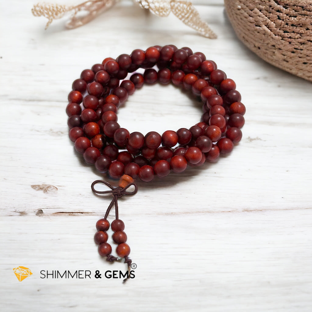Raja Kayu (Dragon’s Blood) 108 Mala Prayer Meditation Beads (Malaysia)