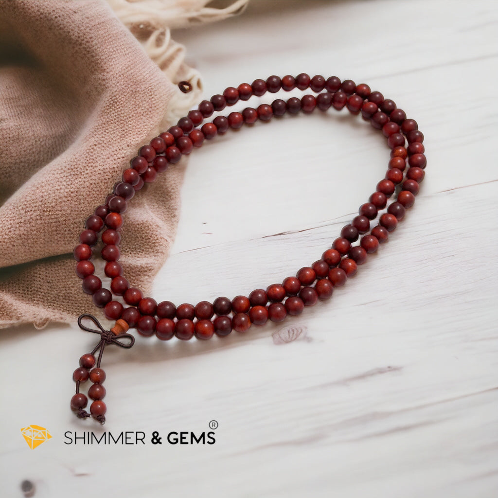 Raja Kayu (Dragon’s Blood) 108 Mala Prayer Meditation Beads (Malaysia)