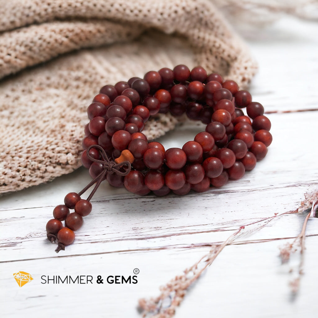 Raja Kayu (Dragon’s Blood) 108 Mala Prayer Meditation Beads (Malaysia)