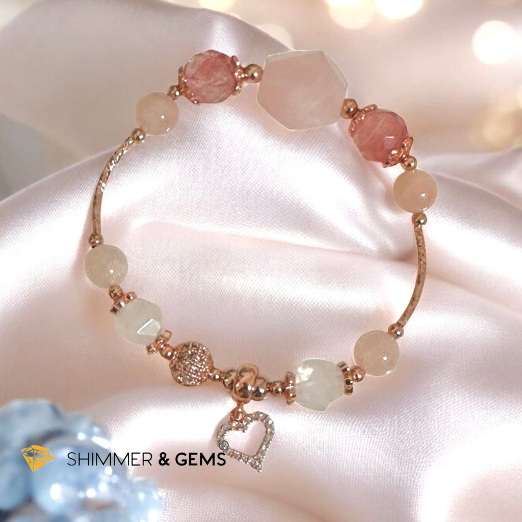 Rose Aurora Dawn Bracelet (Crystalline Tone Series)