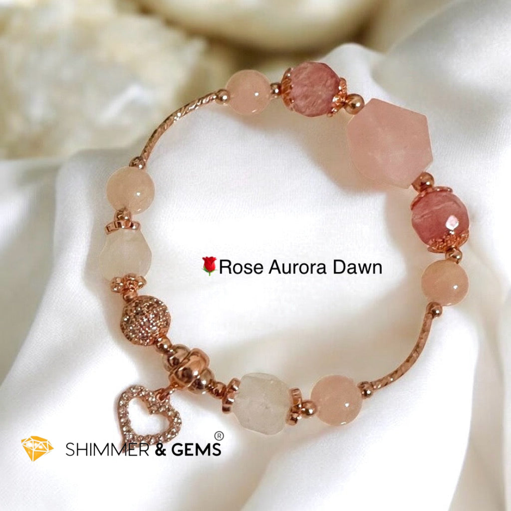 Rose Aurora Dawn Bracelet (Crystalline Tone Series)