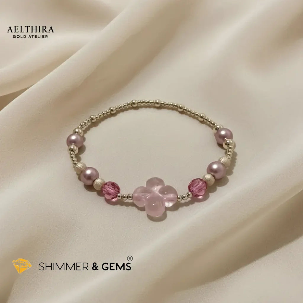 Rose Clover 14k Gold Filled Bracelet