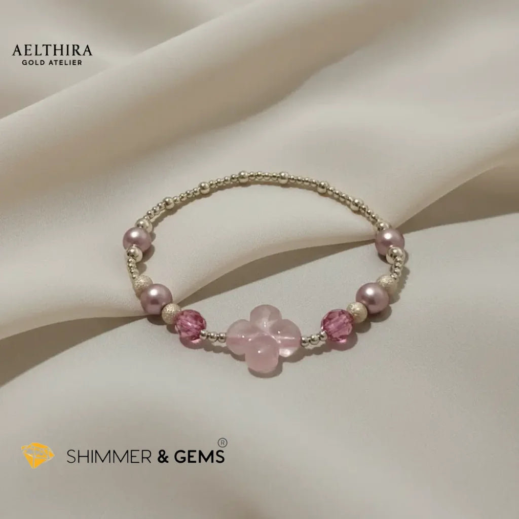 Rose Clover 14k Gold Filled Bracelet