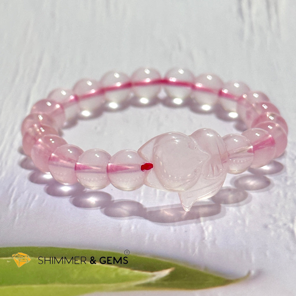 Rose Quartz Fox Bracelet