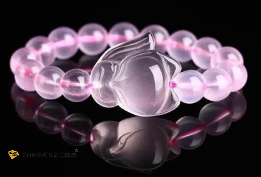 Rose Quartz Fox Bracelet