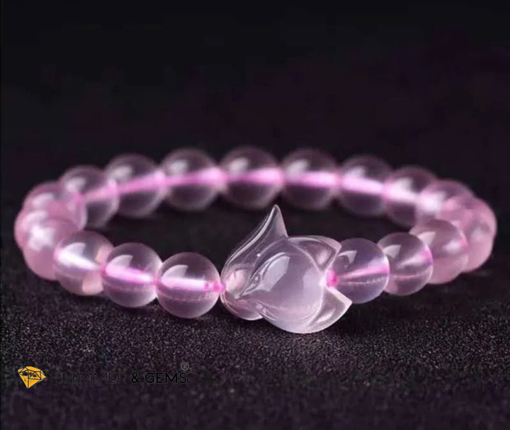 Rose Quartz Fox Bracelet