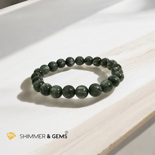 Seraphinite Bracelet AAA grade 8mm (Cancer Prevention)Premium