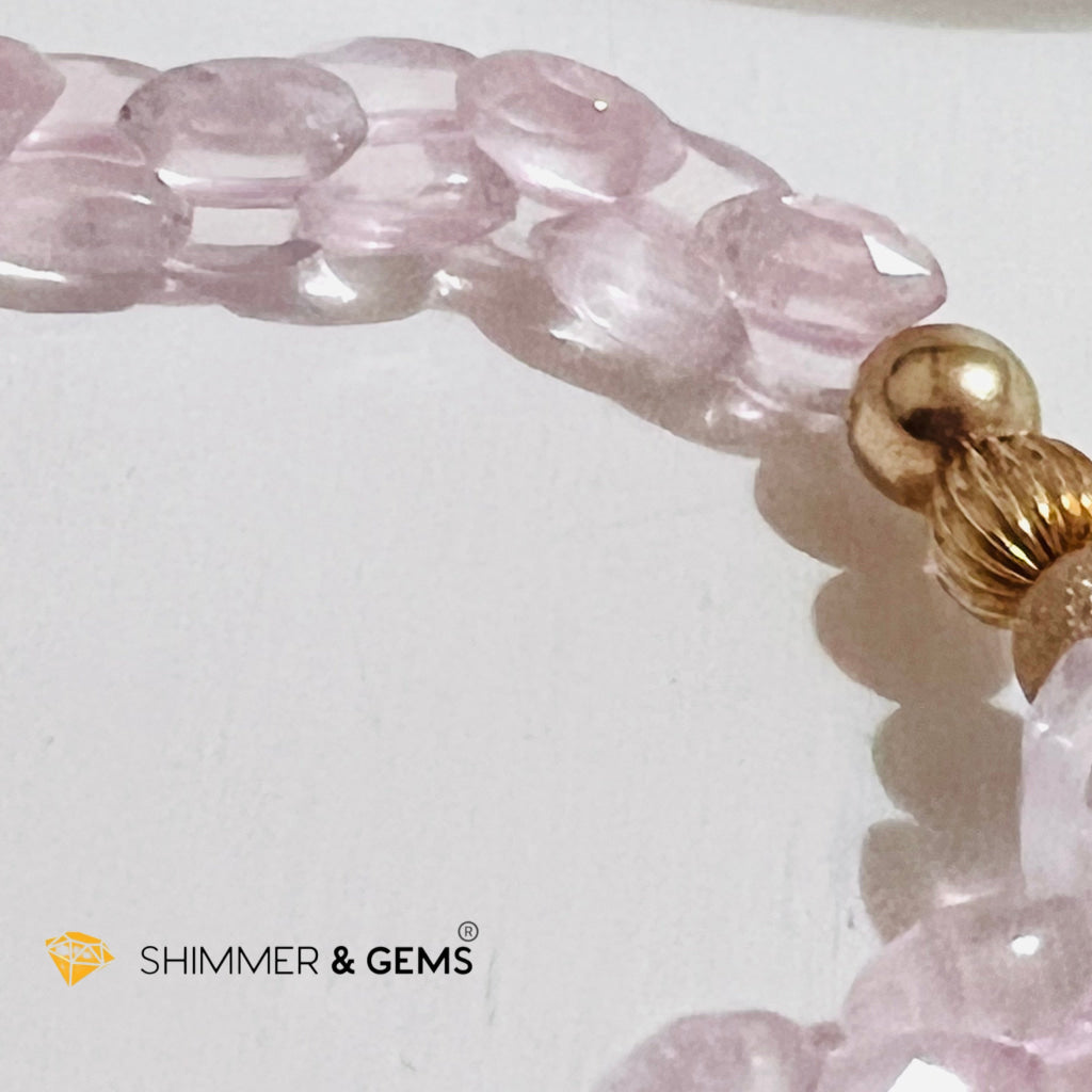 Soulmate Bracelet (Rose Quartz With 14J Gold Filled Beads) Bracelets