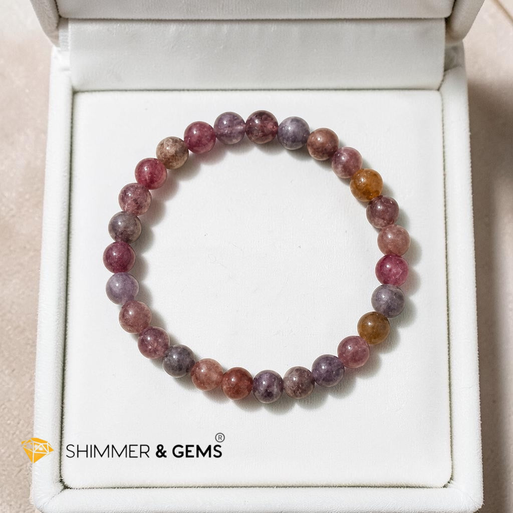Spinel Multi-Coloured 6mm Bracelet (20% OFF) - Breakthrough
