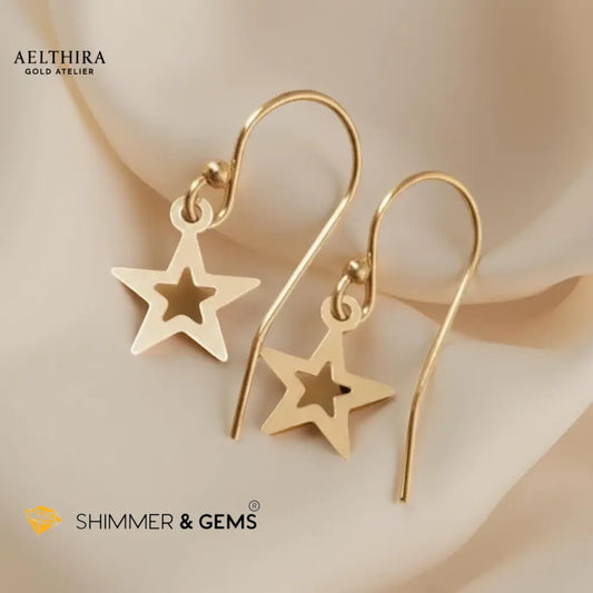 Star Ear Hooks 14K Gold Filled Earrings Per Pair Earrings