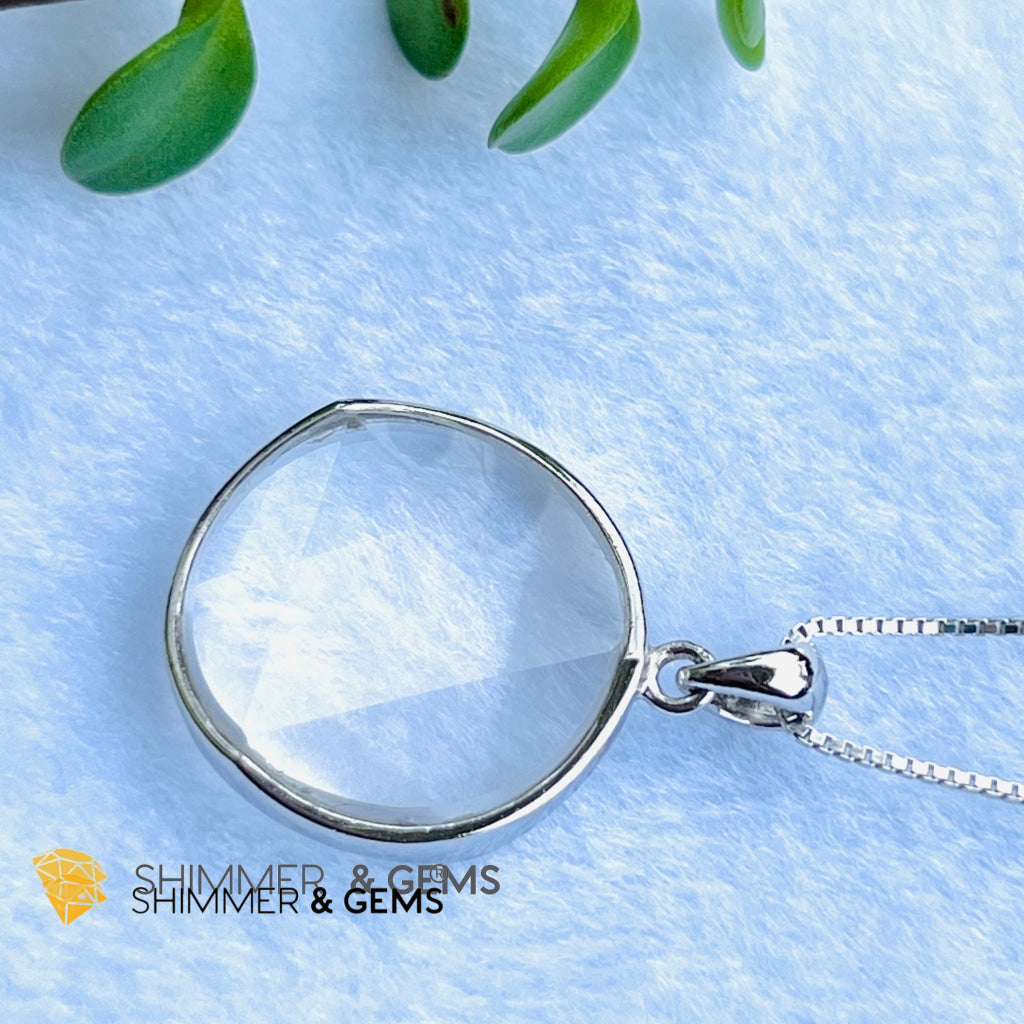 Star Of David Clear Quartz Pendants 925 Silver (Master Crystal) Charms &